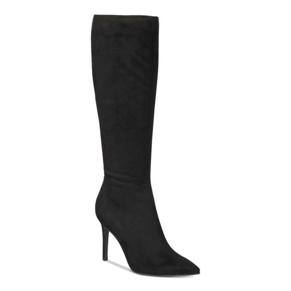THALIA SODI Womens Black Pointed Toe Stiletto Zip-Up Dress Boots 9